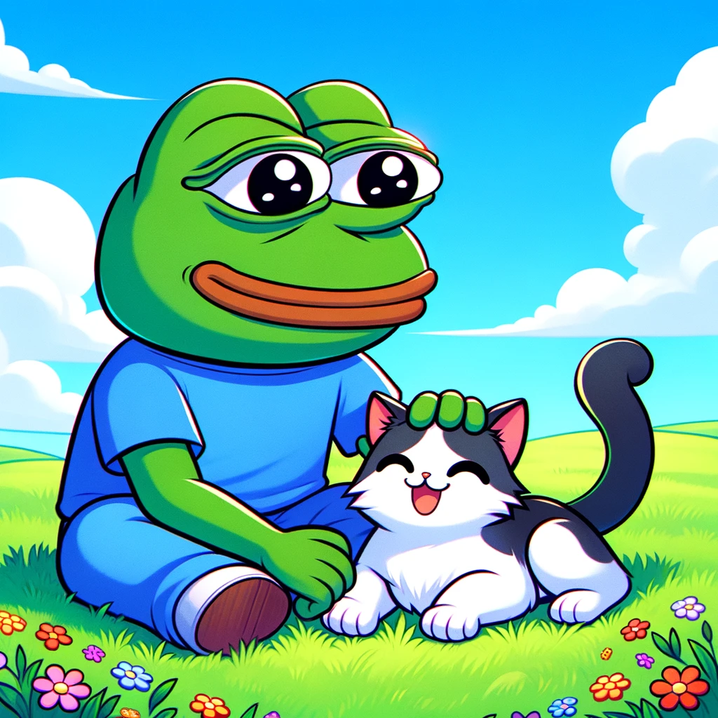 Pepe and cat